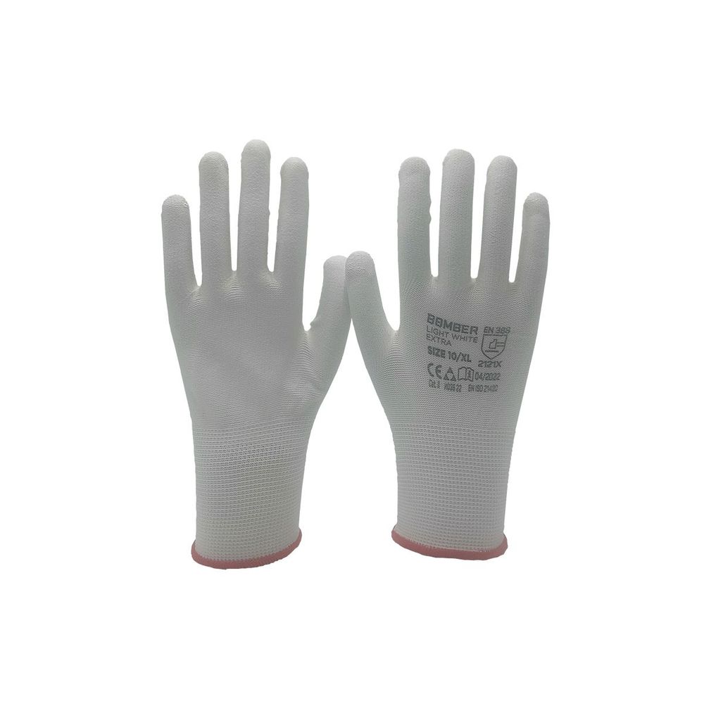 Rukavice Bomber Light White 8 extra slika 1