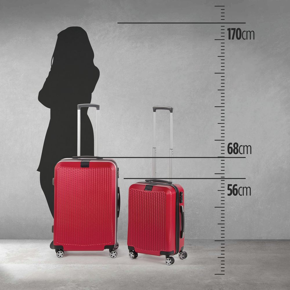 Scandinavia kofer 40 l, Carbon serija, crveni slika 19
