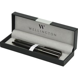 Set pisaći Wellington Carbon ol.kem + roler antracit u poklon kutiji