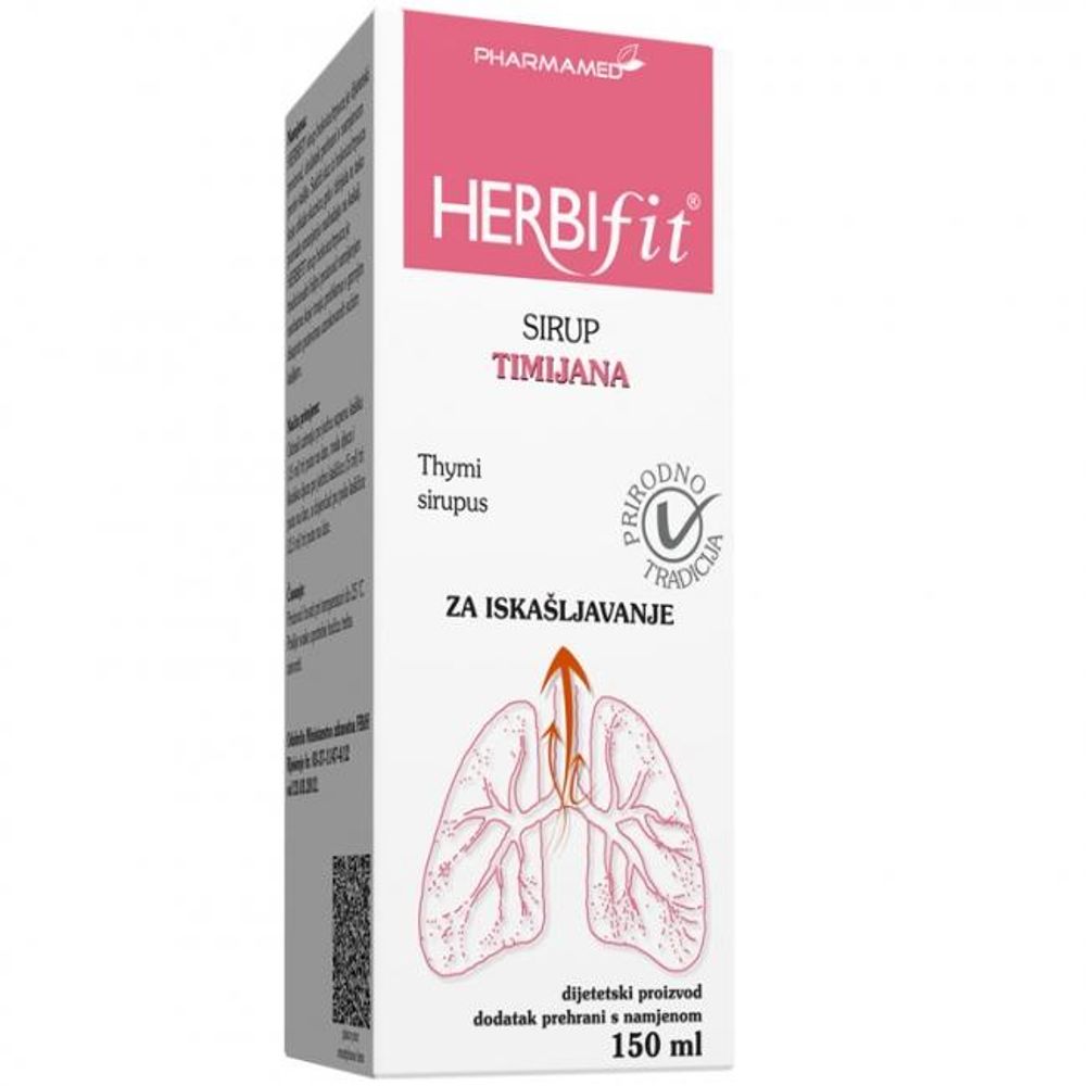 HERBIFIT SIRUP MAJČINAE DUŠICE 200ML slika 1