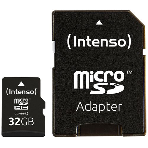 (Intenso) Micro SD Kartica 32GB Class 10 (SDHC &amp; SDXC) sa adapterom - SDHCmicro+ad-32GB/Class10 slika 2