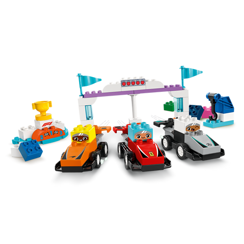 LEGO® DUPLO® 10445 Trkaći automobili i vozači timova za F1® slika 2