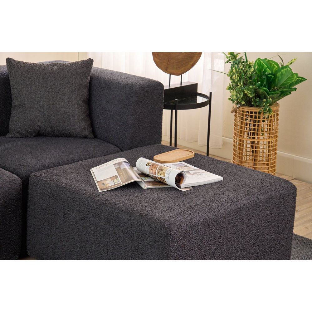 Ugaona Sofa Raks - boja: antracit slika 7