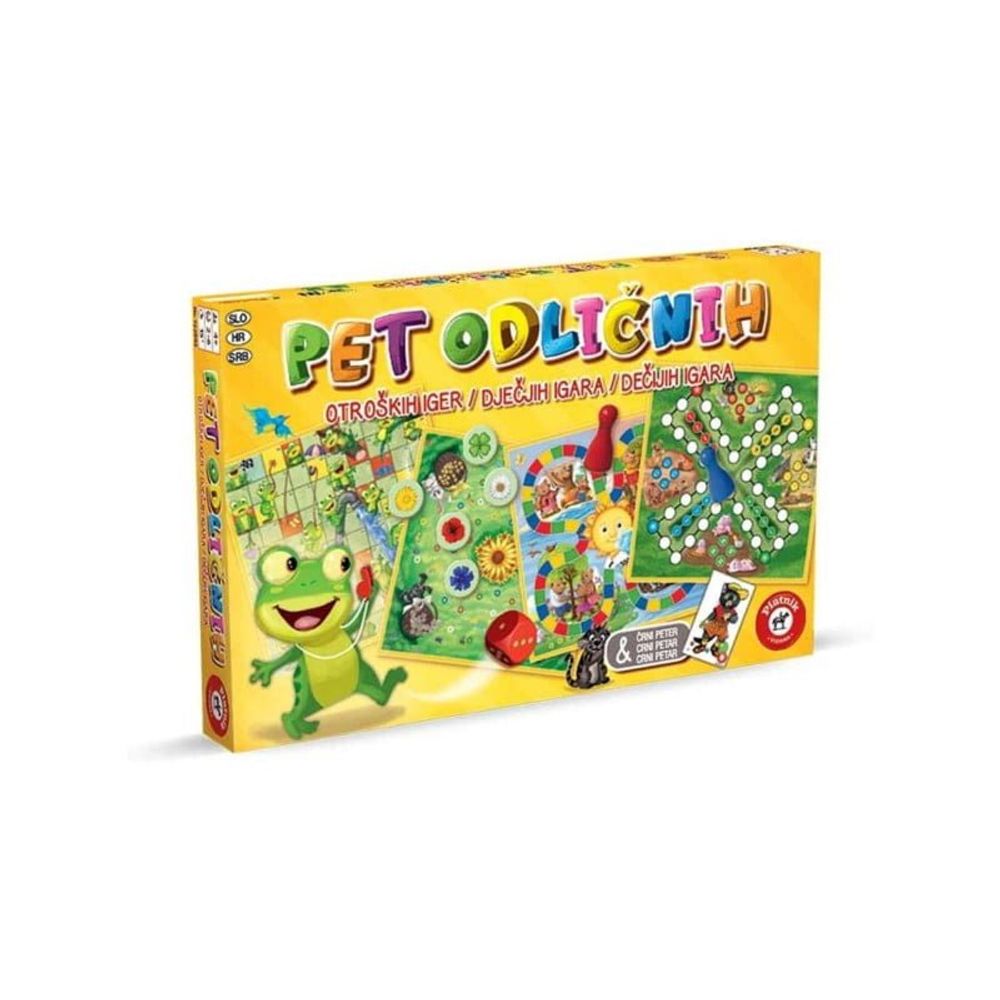 Piatnik Set društvenih igara Pet Odličnih slika 1