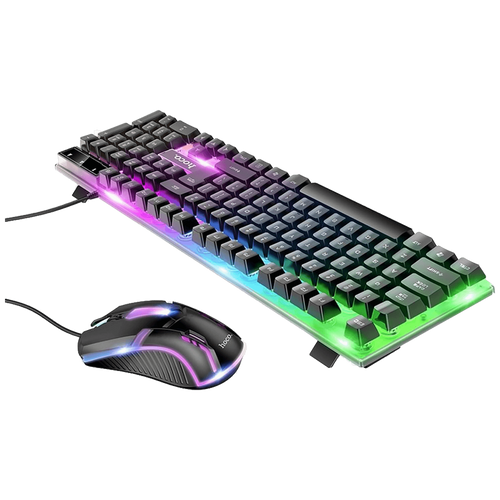 hoco. tipkovnica+miš, gaming set, RGB osvjetljenje, USB - GM11 slika 4