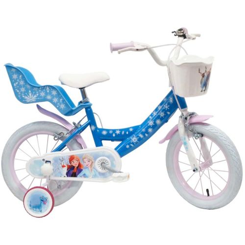 Dječji bicikl Frozen 14" dvije ručne kočnice plavi slika 1