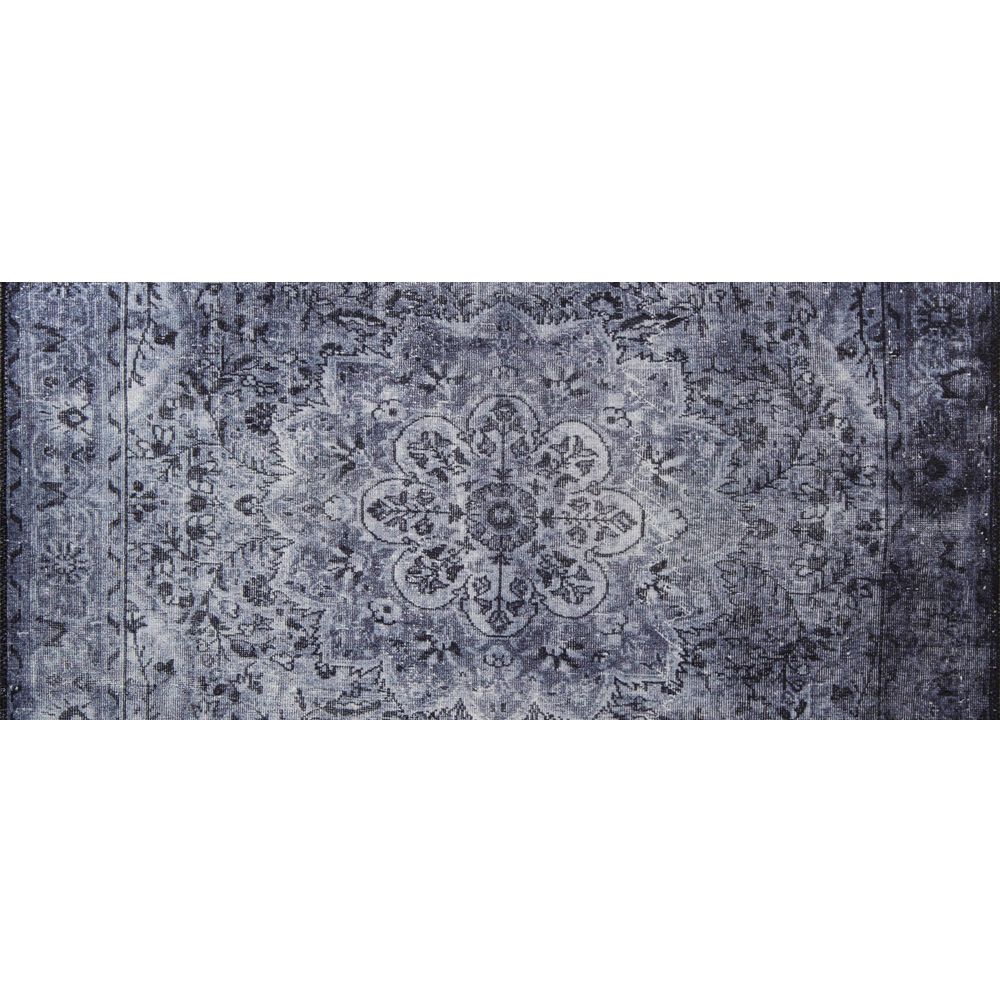 Višebojni Hodnički Tepih Blues Chenille - Sivi AL 22 (75 x 150 cm) slika 4