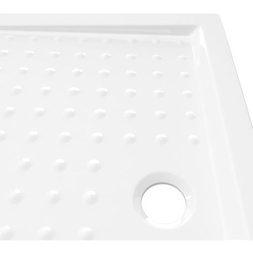 Podloga za tuširanje s točkicama bijela 90 x 70 x 4 cm ABS slika 6