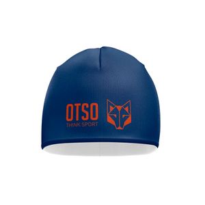 Otso zimskla kapa Navy Blue &amp; Fluo Orange