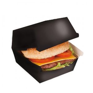 Kutija za hamburger crna 17x17x8 cm 50/1