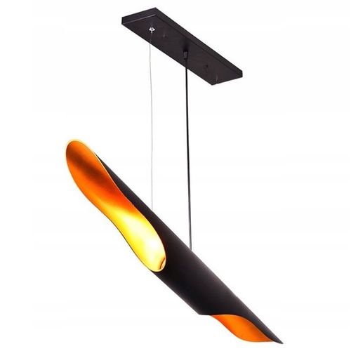 TOOLIGHT Stropna svjetiljka APP298-1CP Tuba Black Gold 60cm slika 1