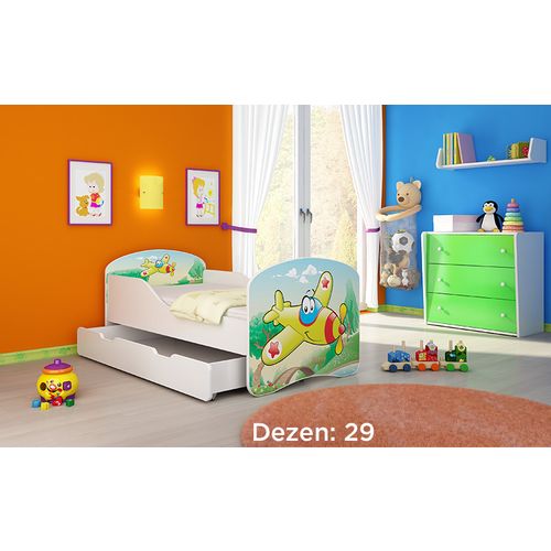 Deciji krevet ACMA I 140x70 F + dusek 6 cm29 slika 1