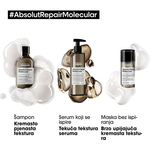 L'Oréal Professionnel Paris Serie Expert Absolut Repair Molecular Šampon 300ml slika 10