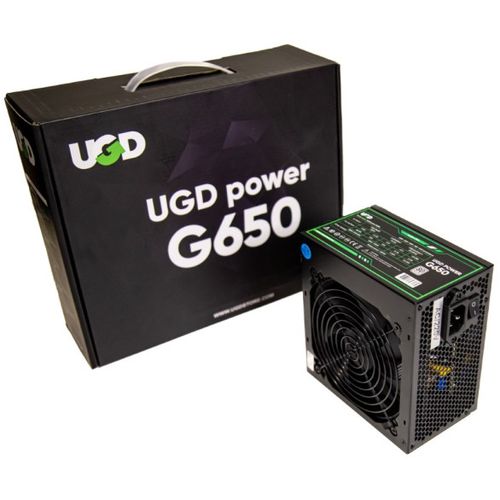 Napajanje G650 650W UGD Power 12cm FAN, 20+4pin, 4+4pin, 4xSATA, 2xIDE, 2x6+2pin 80Plus, Black slika 8