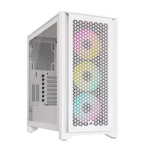 Corsair kućište iCUE 4000D RGB Airflow True White Tempered Glass Mid-Tower