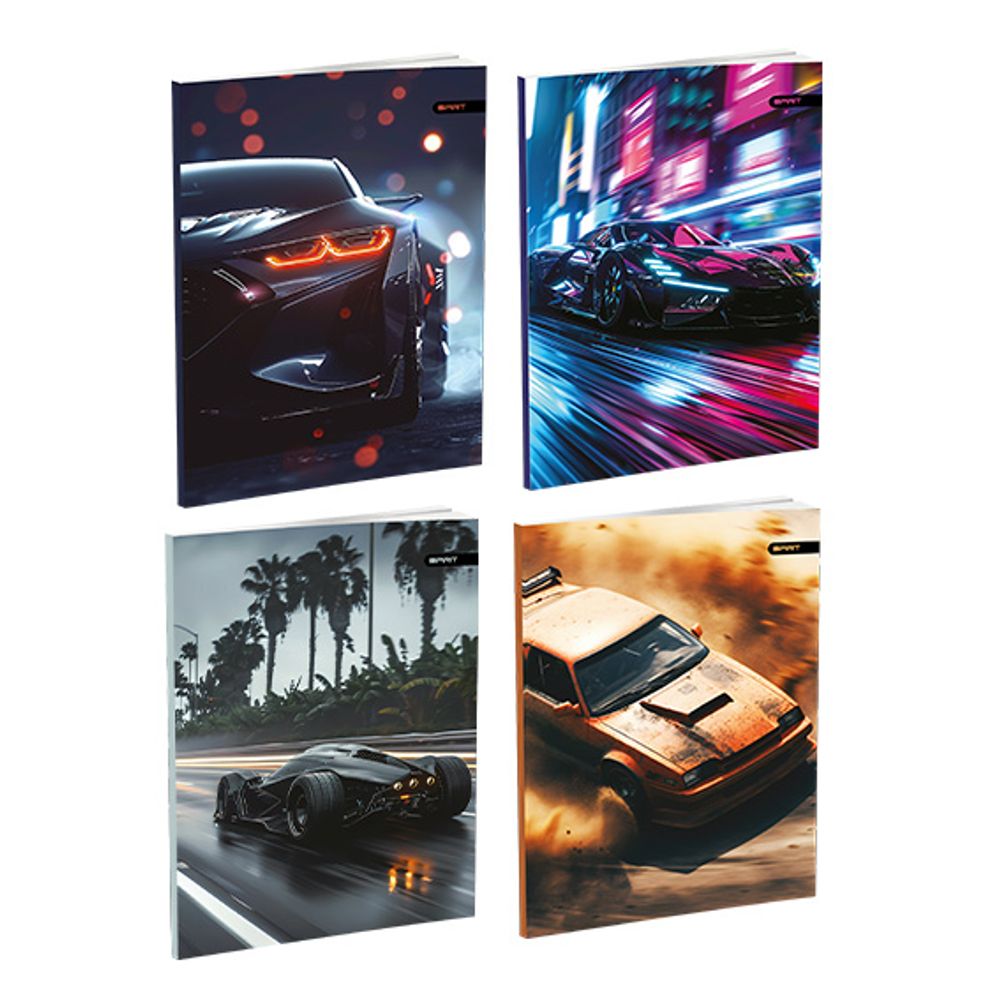Spirit Sveska Premium A4 meki povez, dikto "Cars" 52 lista slika 1