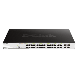 D-Link DGS-1210-28P/E PoE 10/100Mbps 24 PoE port + 4 SFP LAN Switch 