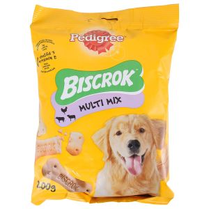 PEDIGREE Poslastica za pse Biscrok Multi mix, s piletinom, govedinom i janjetinom, 200g