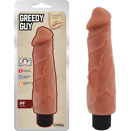 Mekani Realisticni Vibrator 24cm Greedy Guy Latin slika 1