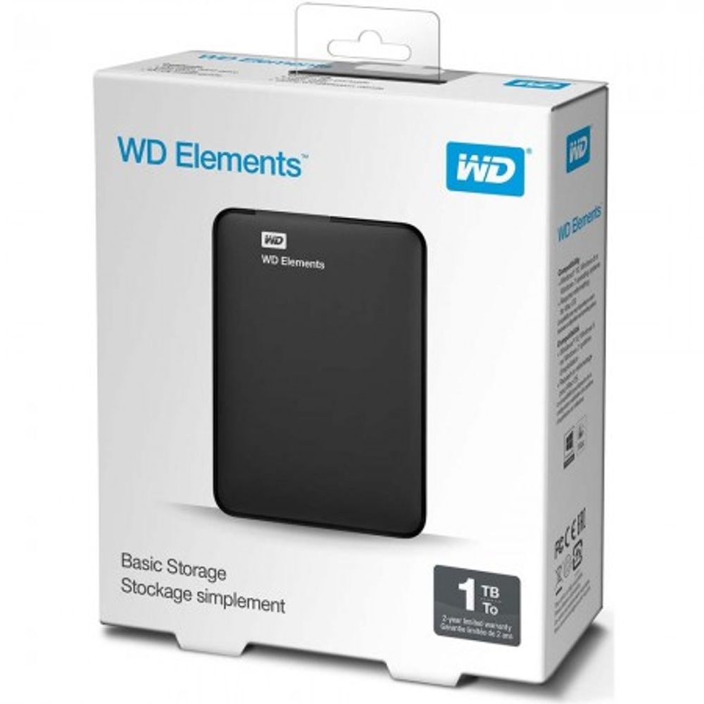 WD Eksterni prenosni HDD / 1TB,  2.5", USB 3.0, Black slika 2