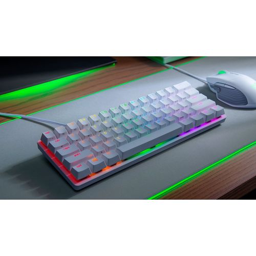 Razer Huntsman Mini Mercury Edition 60% Opto-Gaming tastatura (Linear Red Switch) slika 2