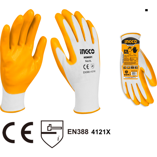 INGCO Nitrilne rukavice HGNG01 slika 1