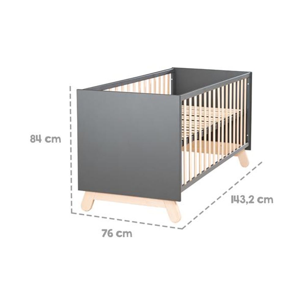 Roba Kids Drveni kombinovani krevetac Jara 70x140 cm slika 6