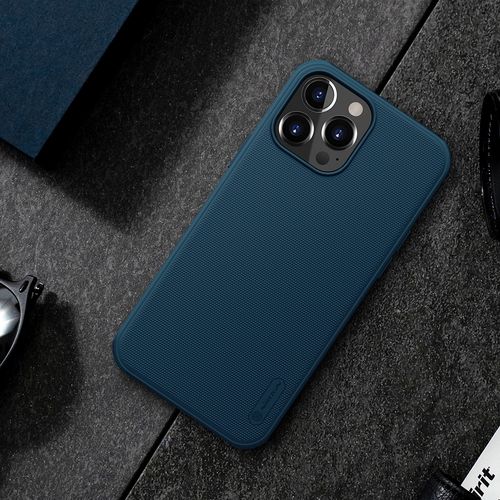 Nillkin Super Frosted Shield (Magnetic Case) za iPhone 13 Pro Peacock blue slika 5