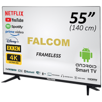 TV Falcom 55LTF022SM Smart LED TV 55inca (140cm), Ultra HD 4K, DVB- S2/T2/C tuner, H265 HEVC, 2x10W