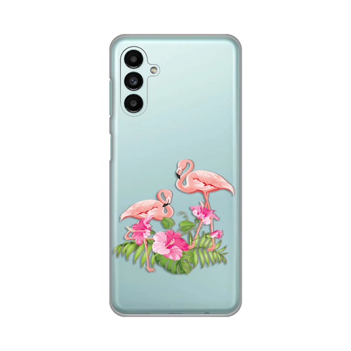 Torbica Silikonska Print Skin za Samsung A136B/A047F Galaxy A13 5G/A04s Flamingo slika 1