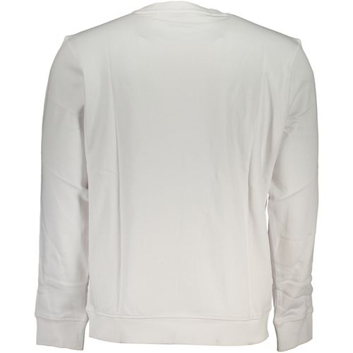 HUGO BOSS MEN'S WHITE ZIPLESS SWEATSHIRT slika 2