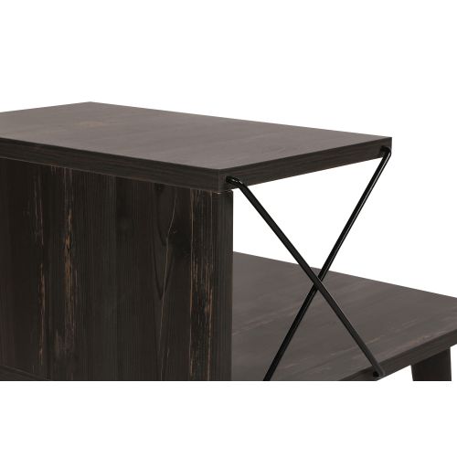 Cross - Dark Brown Dark Brown Nightstand slika 11