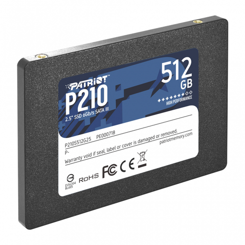 SSD 2.5 SATA3 512GB Patriot P210 520MBs/430MBs P210S512G25 slika 1