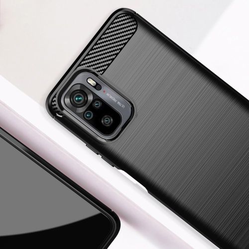 Carbon Case fleksibilna maskica za Xiaomi Redmi Note 10 / Redmi Note 10S slika 2