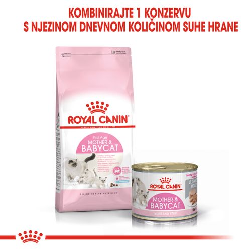 ROYAL CANIN FHN Baby Cat, konzerva za mačiće do 4 mjeseca, potpuna i uravnotežena hrana za mačke, mousse, 12x195 g slika 3