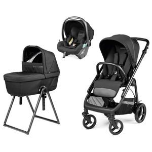 Peg Perego Kolica 3u1 Veloce Lounge Modular, True Black