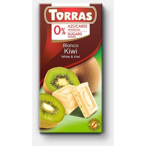 Torras Bijela čokolada s kivijem 75 G slika 1