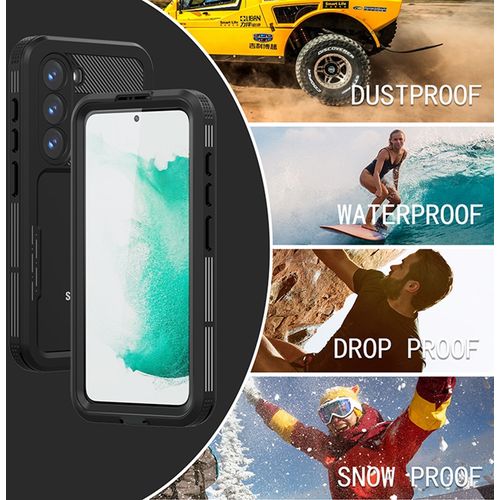 ShellBox – Vodootporna IP68 360° maska za Samsung Galaxy S23 – Crna slika 3