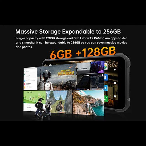 Oukitel WP9 black Rugged Smartphone 6GB/128GB/8000mAh/Android10 slika 4