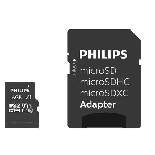 Philips Micro SDHC kartica 16GB Class 10 + SD adapter slika 1