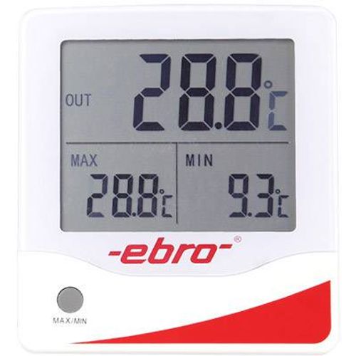 ebro TMX 410 - alarmni termometar s trodijelnim zaslonom, opseg mjerenja -50 ° C do +70 ° C ebro TMX 410 alarmni termometar  Mjerno područje temperature -50 do +70 °C slika 4