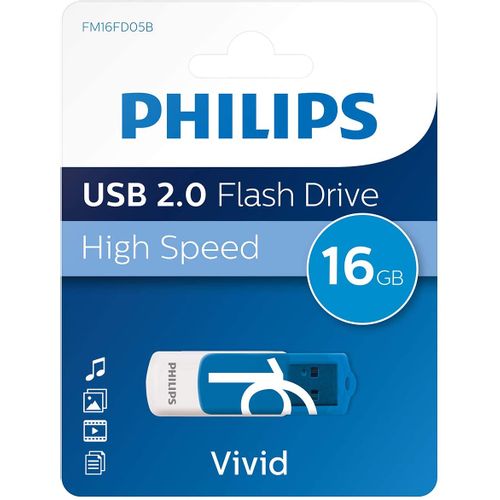 Philips USB  memorija 2.0 16GB Vivid Edition Blue slika 3