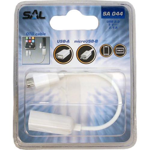 SAL USB micro OTG kabl, dužina 16 cm, USB 2.0 - SA 044 slika 2