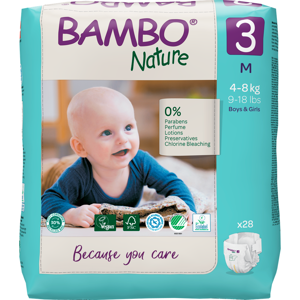 Bambo Nature pelene malo pakovanje slika 2