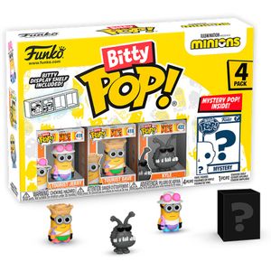 Blister 4 figure Bitty POP Minions Serija 4