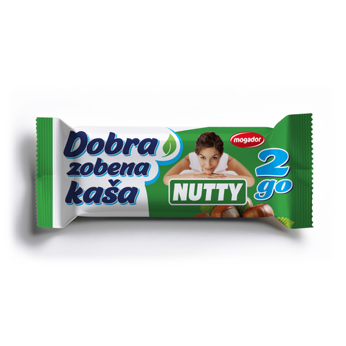 Dobra zobena pločica Nutty GO 40g x 20kom, xxl slika 1