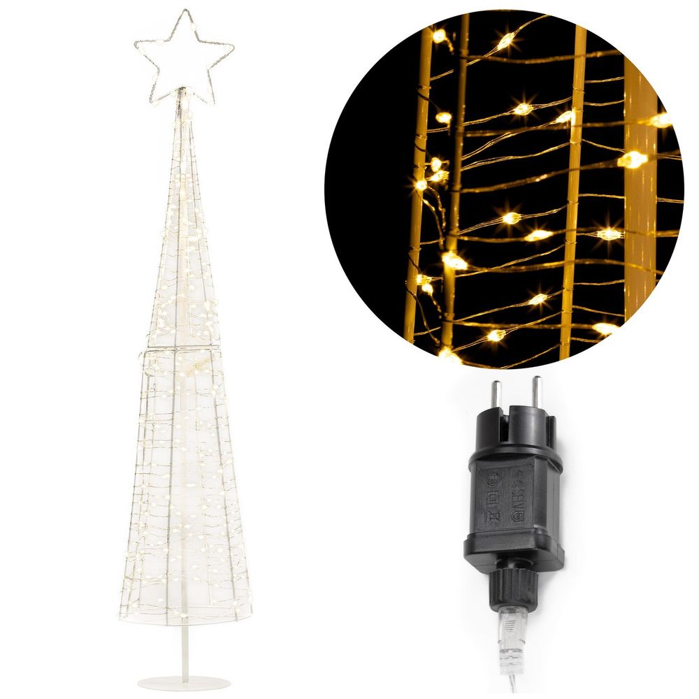 Cl1237 božićno drvce 250 led rasvjeta 100 cm slika 3