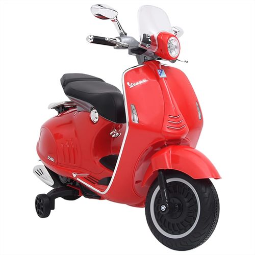 Električni motocikl igračka Vespa GTS300 crveni slika 12