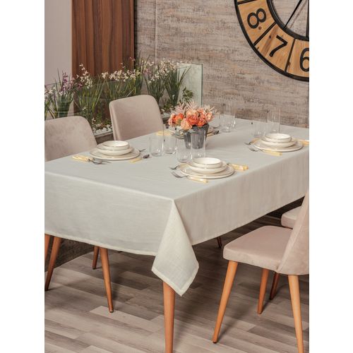 Plain 160 - Cream Cream Tablecloth slika 1