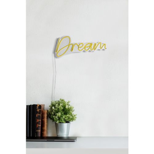 Wallity Ukrasna plastična LED rasvjeta, Dream - Yellow slika 4